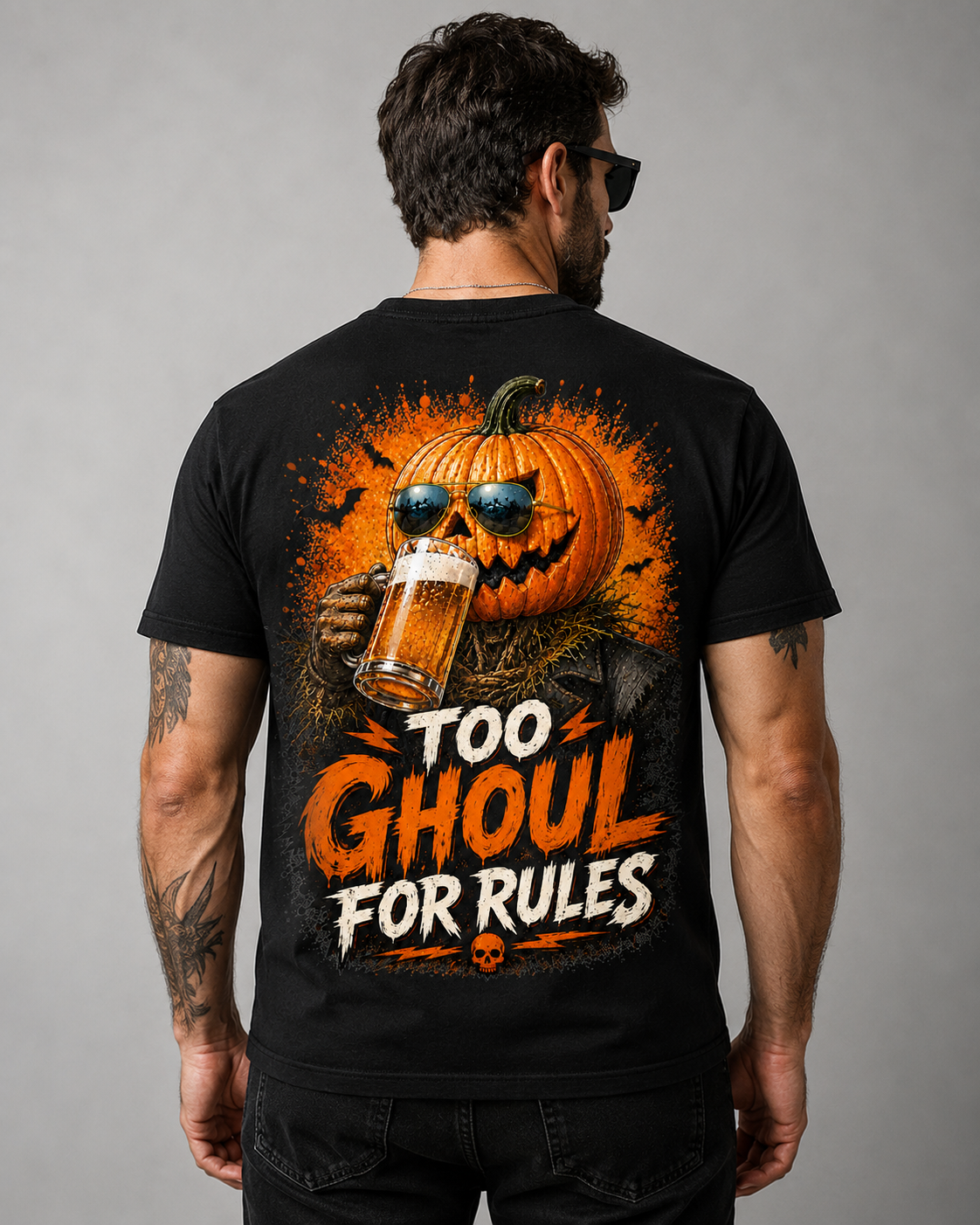 Too Ghoul for Rules Halloween Pumpkin Graphic Collections T-Shirt unisex