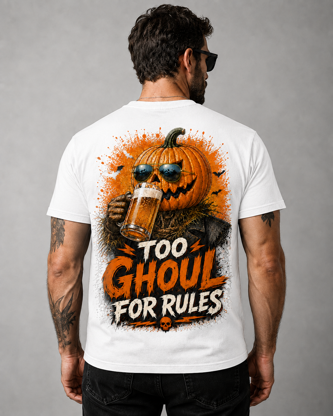 Too Ghoul for Rules Halloween Pumpkin Graphic Collections T-Shirt unisex