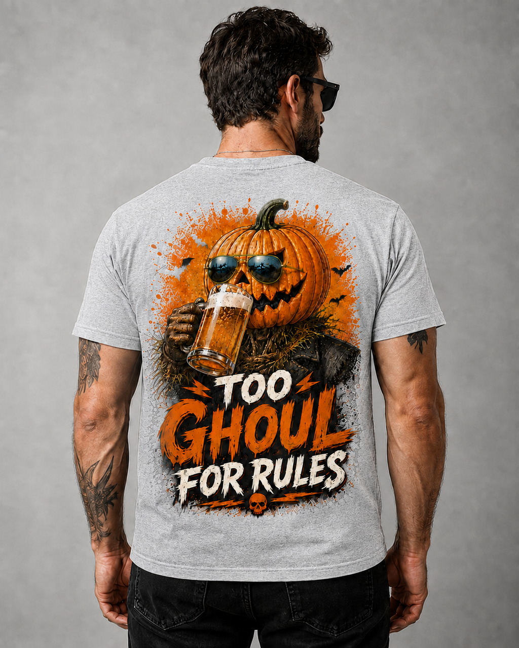 Too Ghoul for Rules Halloween Pumpkin Graphic Collections T-Shirt unisex