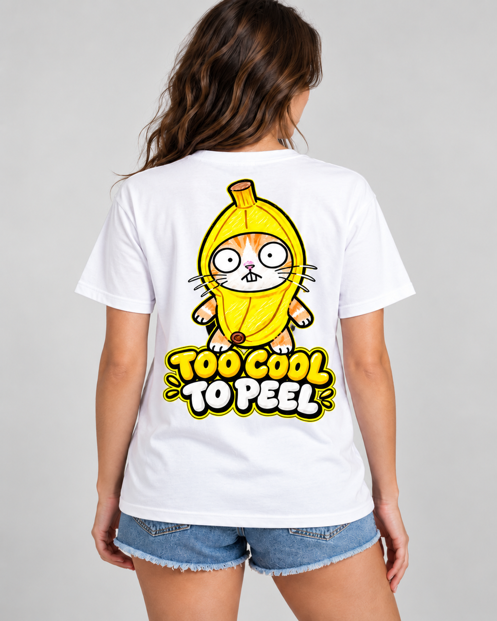 Too Cool to Peel – Funny Banana Cat