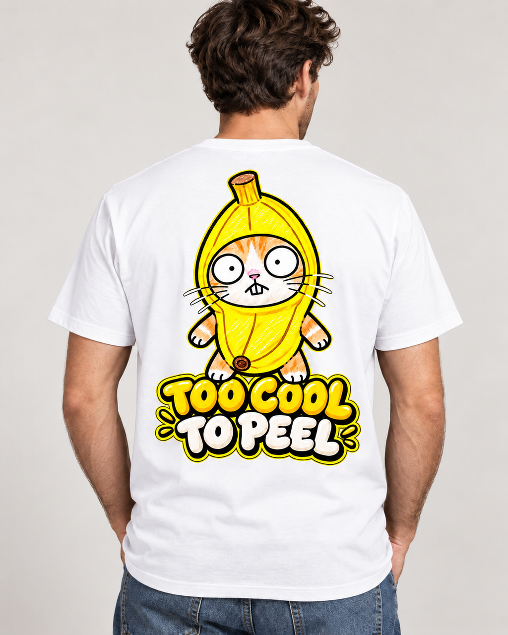 Too Cool to Peel – Funny Banana Cat