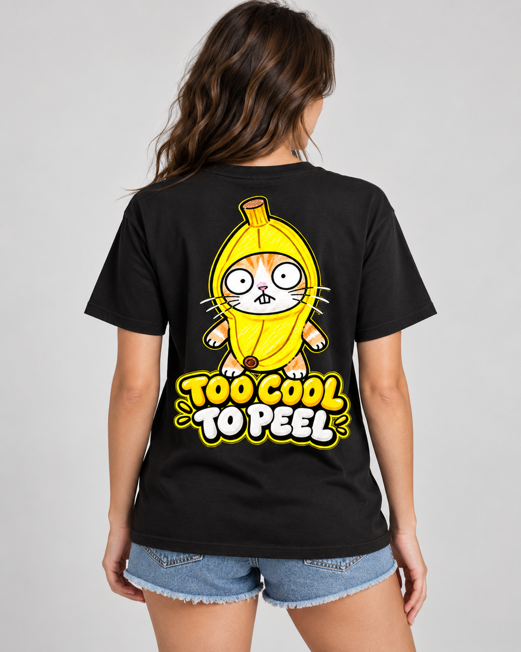 Too Cool to Peel – Funny Banana Cat