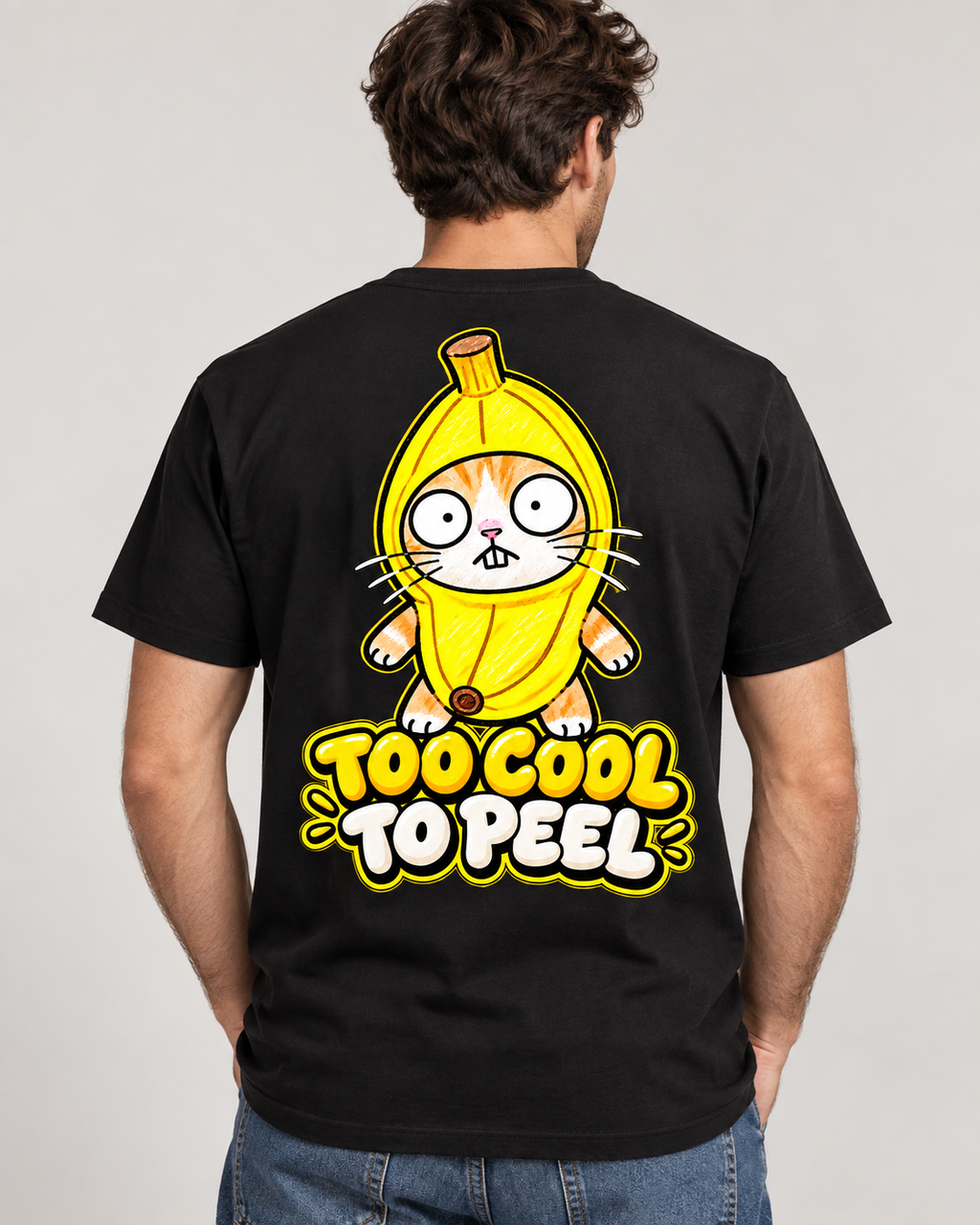 Too Cool to Peel – Funny Banana Cat