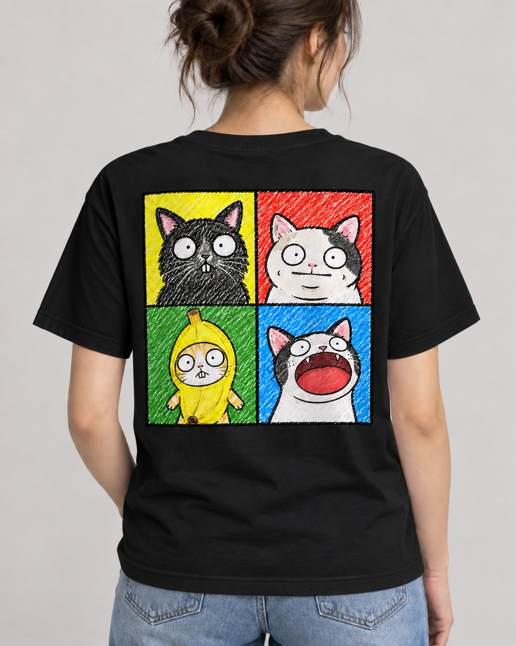 Funny Cat Pop Art