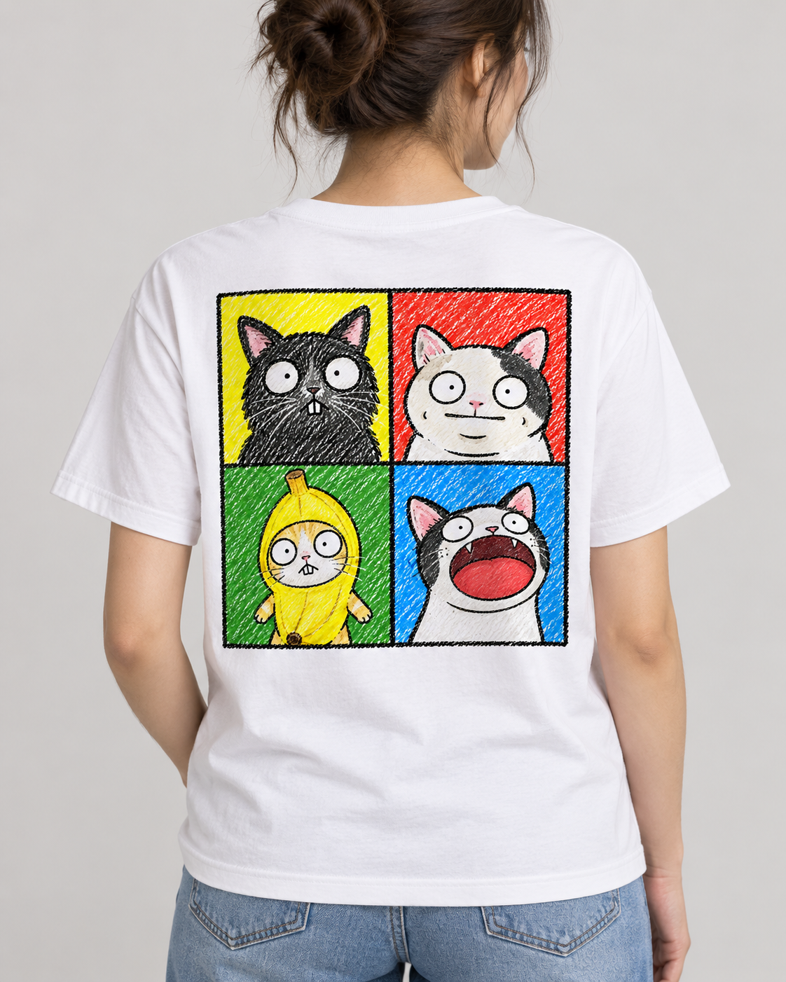 Funny Cat Pop Art